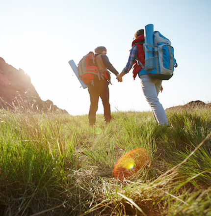 trekking two couple